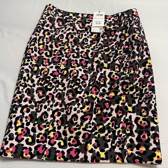 NWT Marc Cain Leopard Skirt Size N2 US 6 New - Picture 2 of 12